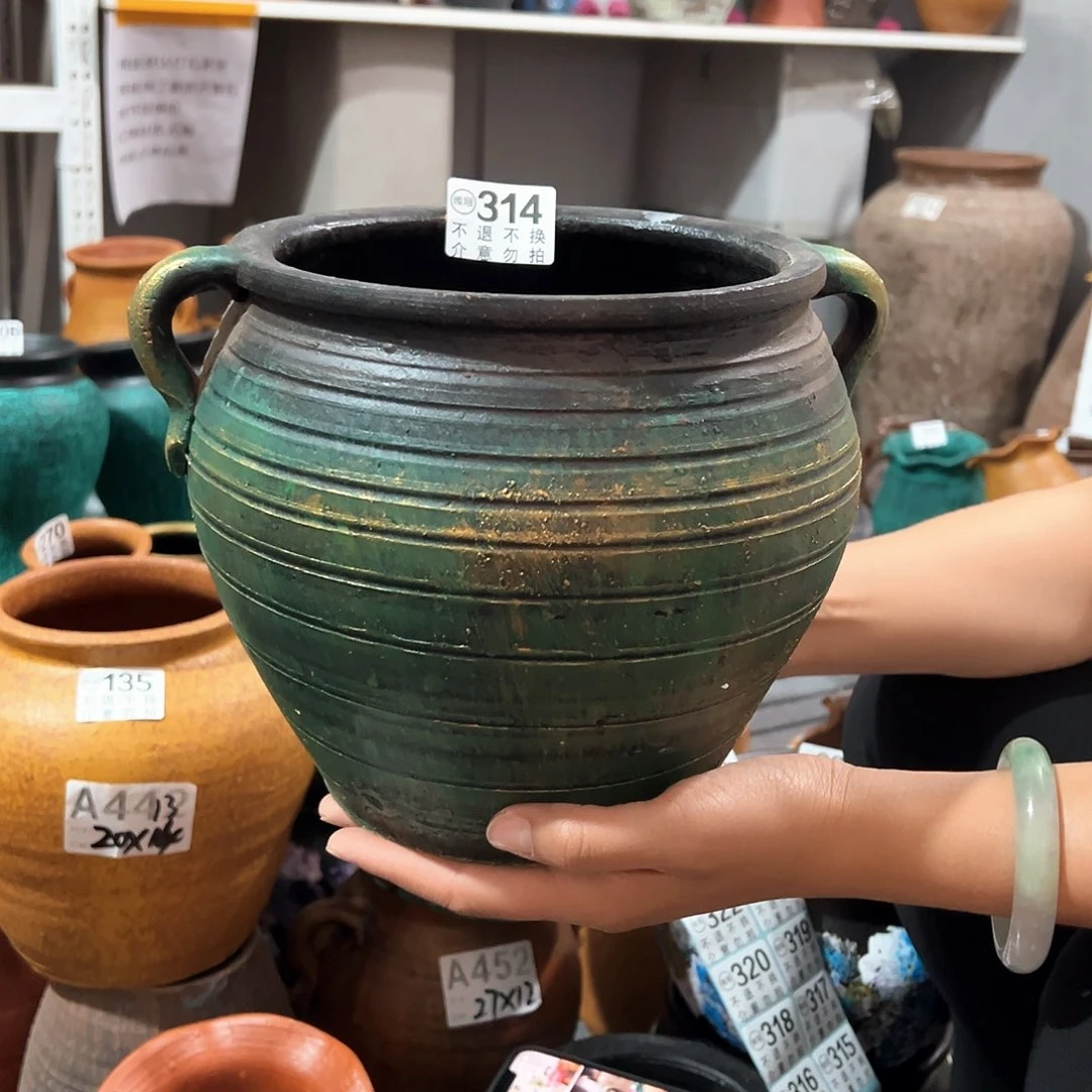 瑕疵金绿双耳大有孔314