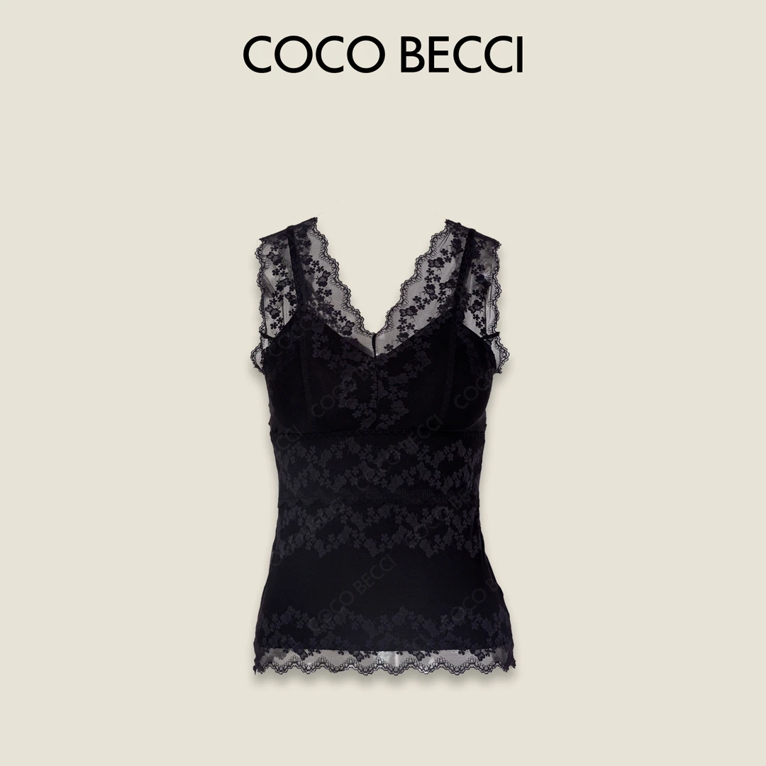 COCO BECCI【蝴蝶美背】法式蕾丝优雅百搭吊带美背内衣CFLJC151024