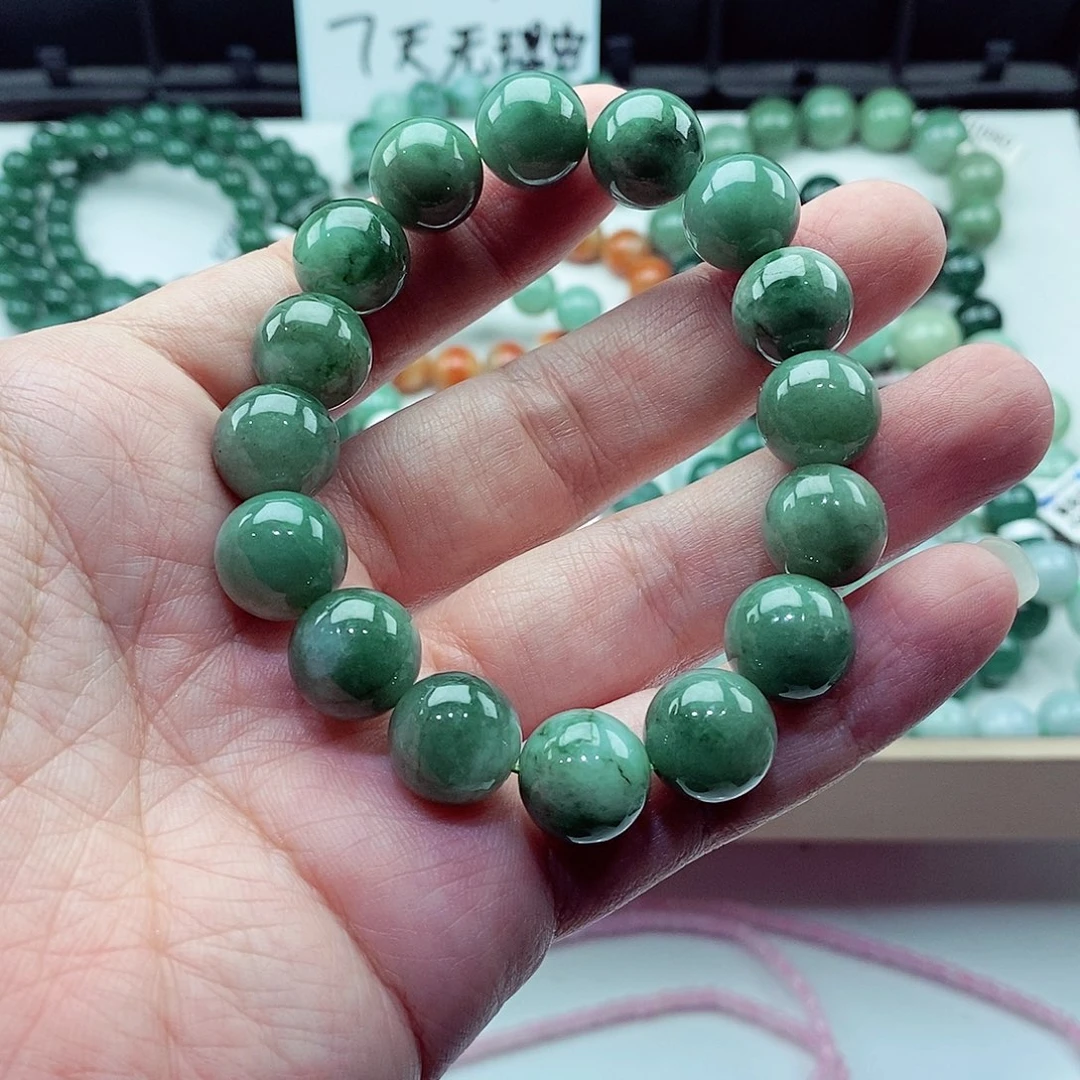 翡翠未镶嵌毛衣链