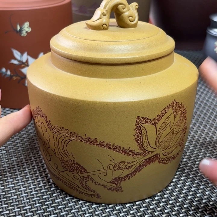 紫砂茶叶罐中高端紫砂茶叶罐