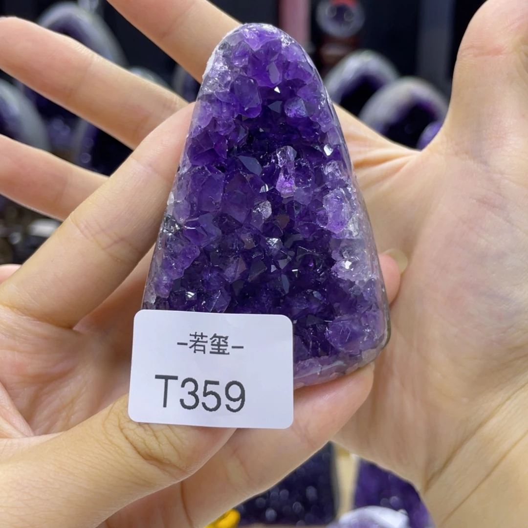 未镶嵌紫晶大型摆件（非配饰）乌拉圭水晶摆件t359