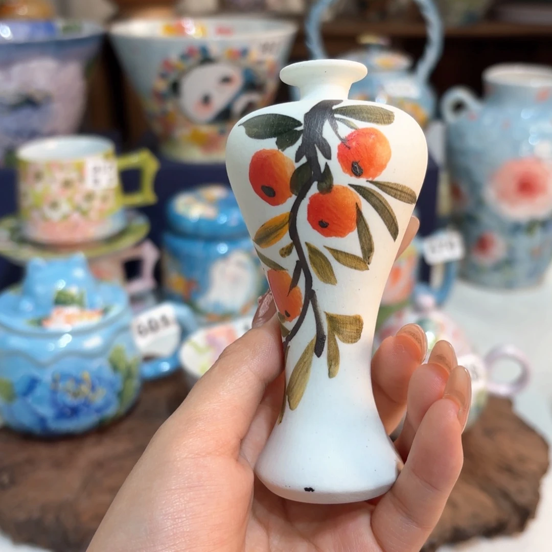 景德镇手绘高温釉下彩陶瓷茶具