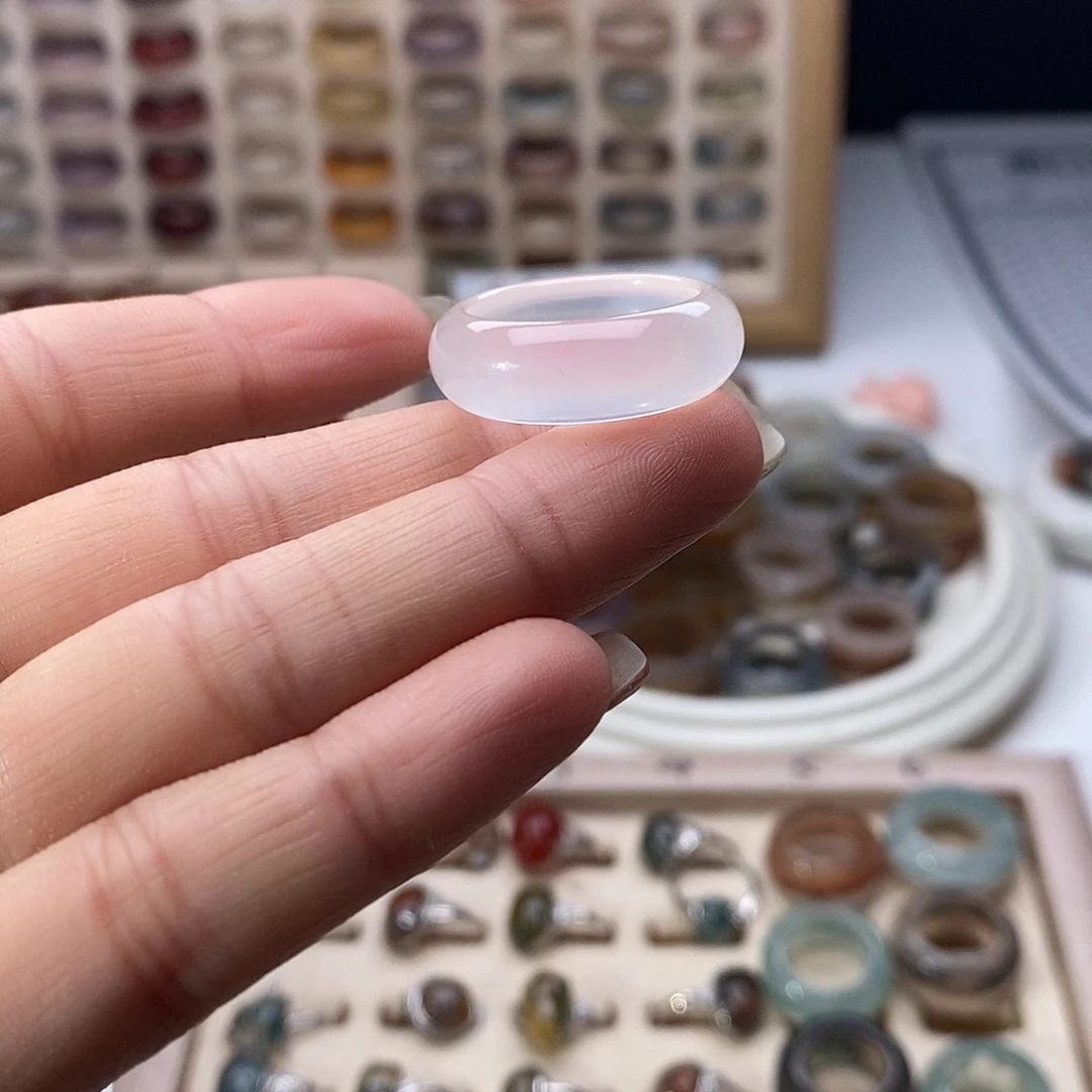 未镶嵌戒指玛瑙/玉髓A16不退换港20
