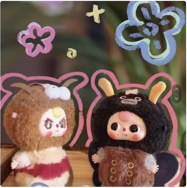 喵桑baby three娃三岁【小精灵】毛绒盲盒潮玩摆件可爱娃娃礼物女生