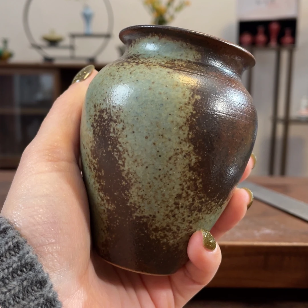 瓷片陶瓷艺术小花瓶