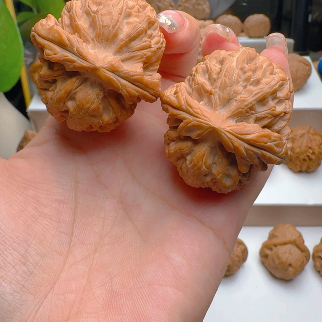 把件核桃42肚子红锦鲤