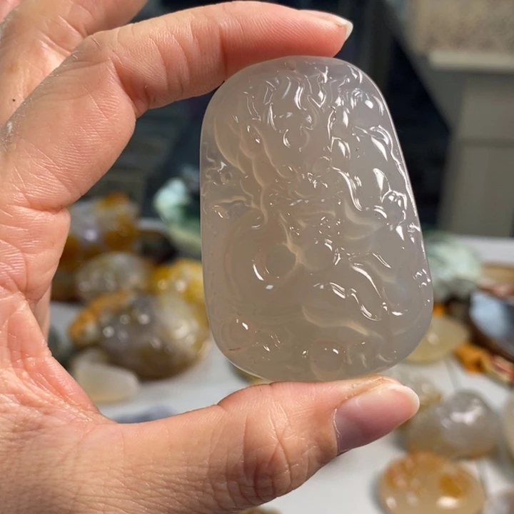 玛瑙/玉髓吊坠(不含链)未镶嵌