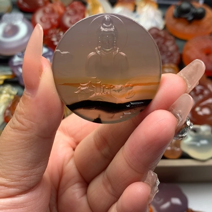 玛瑙/玉髓颈饰未镶嵌用****7