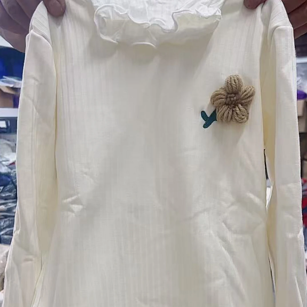 3080-5-2小花加绒打底衫