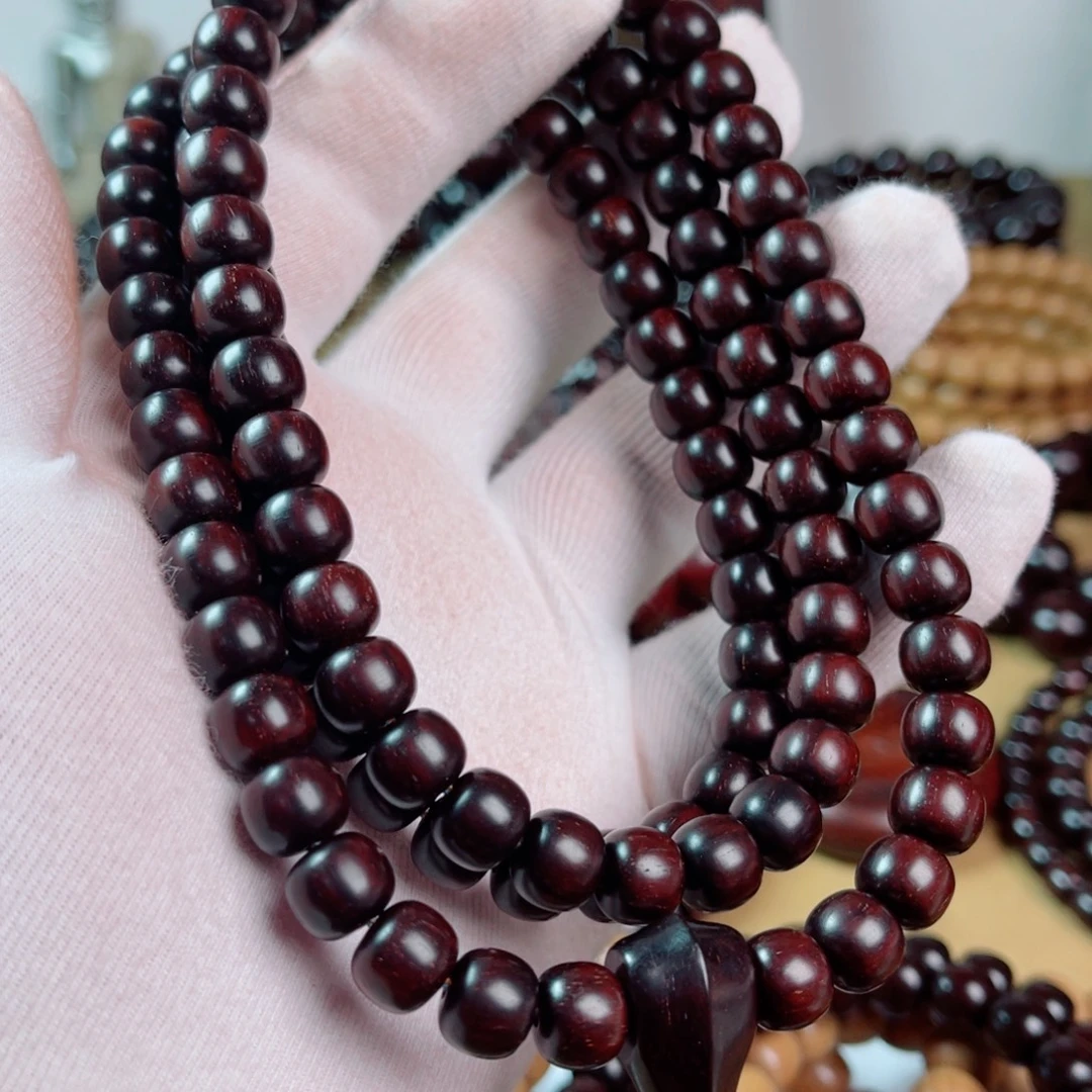 小叶紫檀手串/手链8/9老型高油密金星