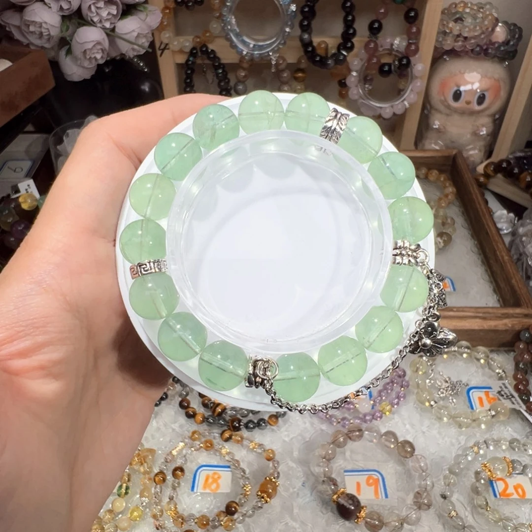 水晶手绳未镶嵌绿莹