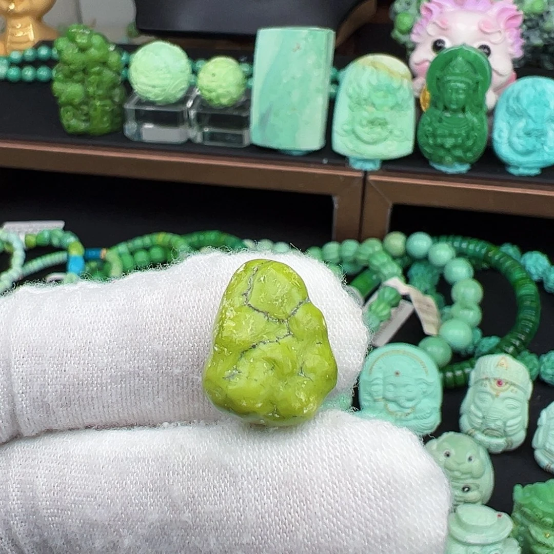 绿松石未镶嵌绿松石主播璐璐