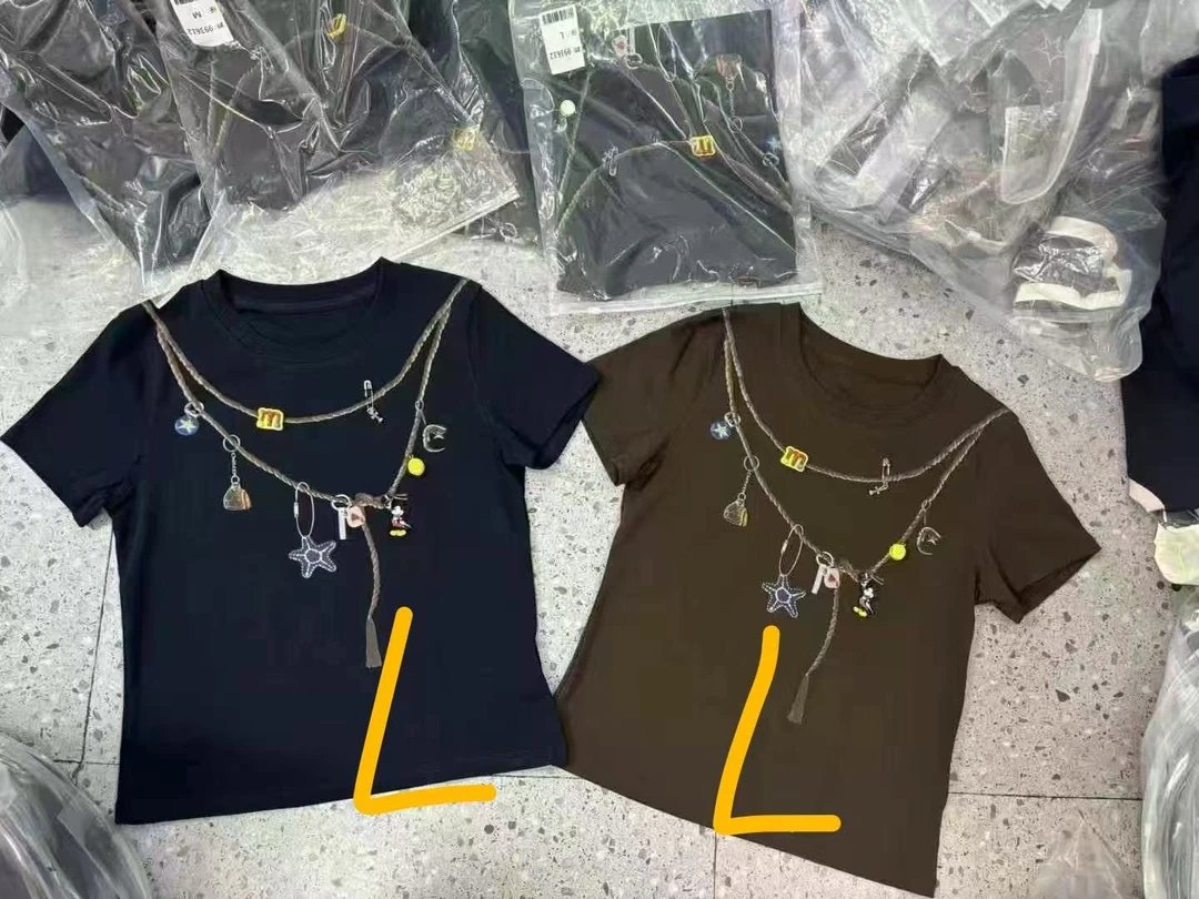 深圳南油高货yi百搭短款夏款夏季常规款T恤通勤少女风潮流修身型