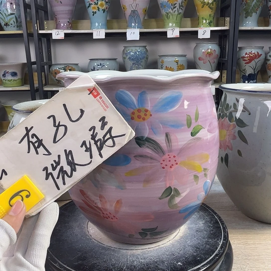 罐1tc景德镇陶瓷花盆