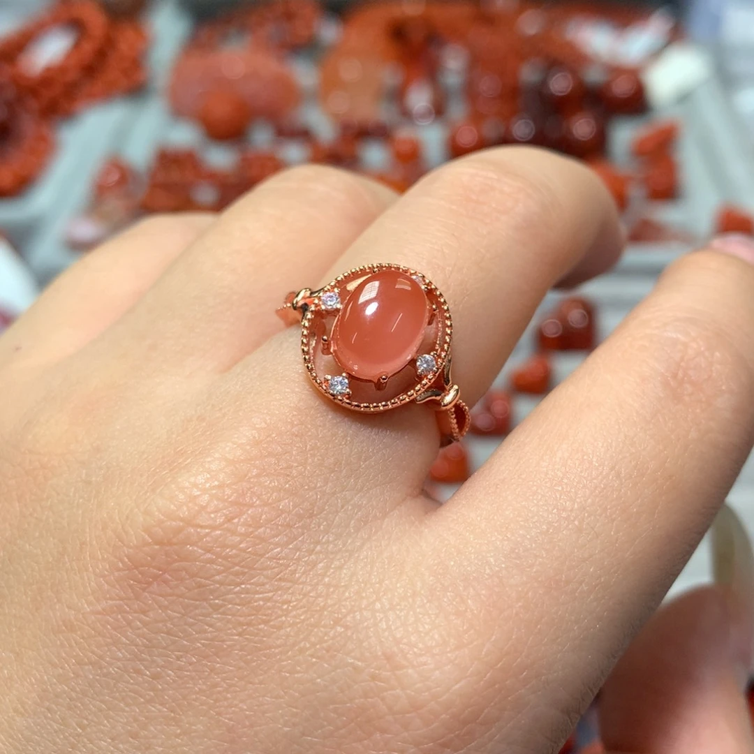 【闪购商品】南红玛瑙戒指未镶嵌