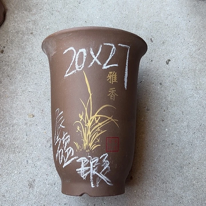 紫砂花盆宜兴紫砂花盆