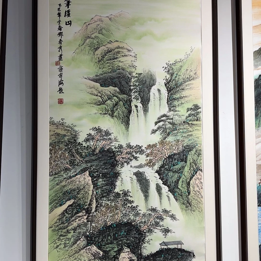 国画国画作品山水