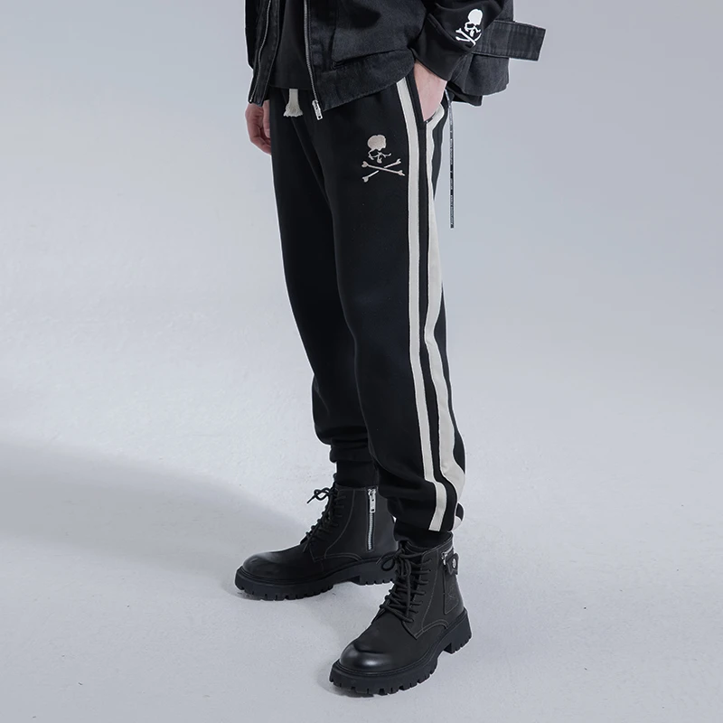 Masterndjunior暗黑潮牌卫裤冬款加厚加绒保暖长裤MJ22AWP531