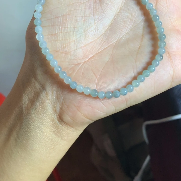 定制翡翠未镶嵌翡翠珠串卡4不退不换