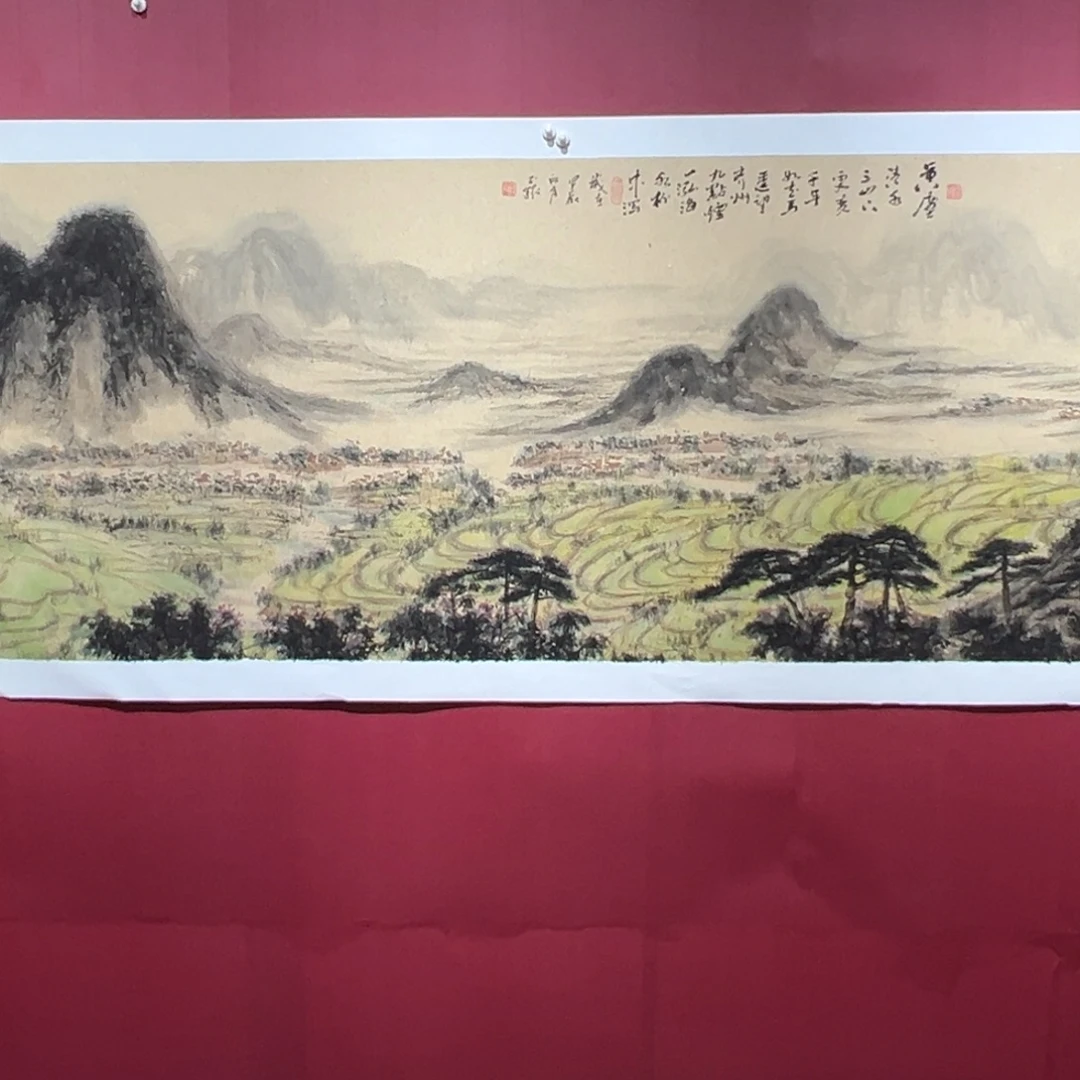 史***阳国画手绘国画作品