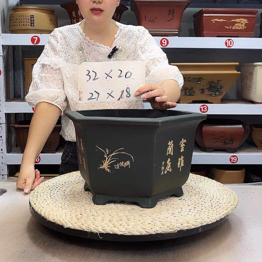 紫砂花盆紫砂花盆