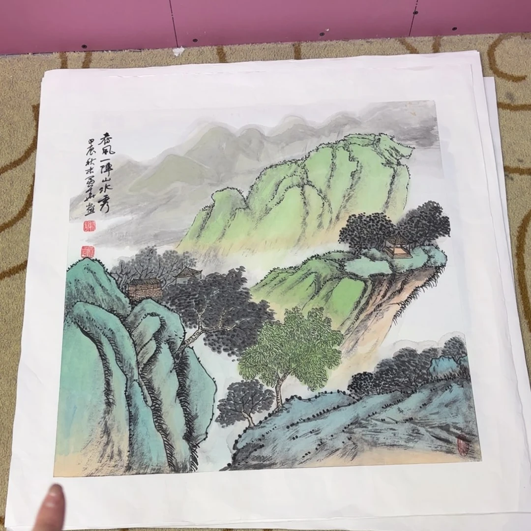 国画国画老师作品刘