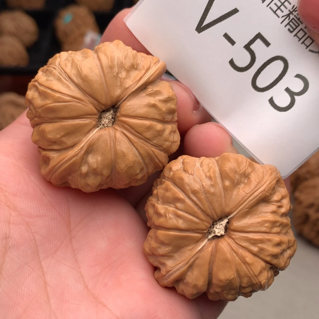 文玩核桃把件42南瓜墩………