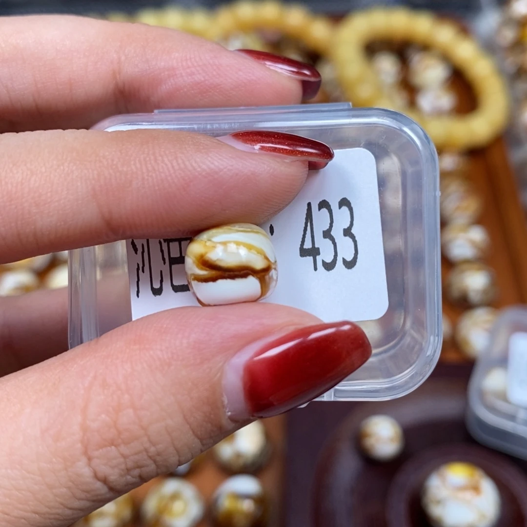猴头核桃把件沁色圆珠老型433