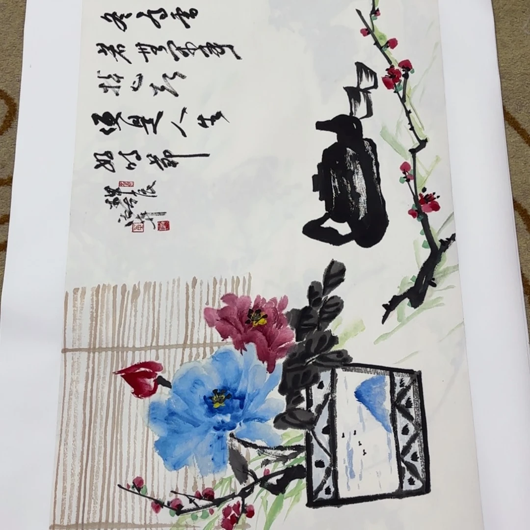 国画国画老师作品刘