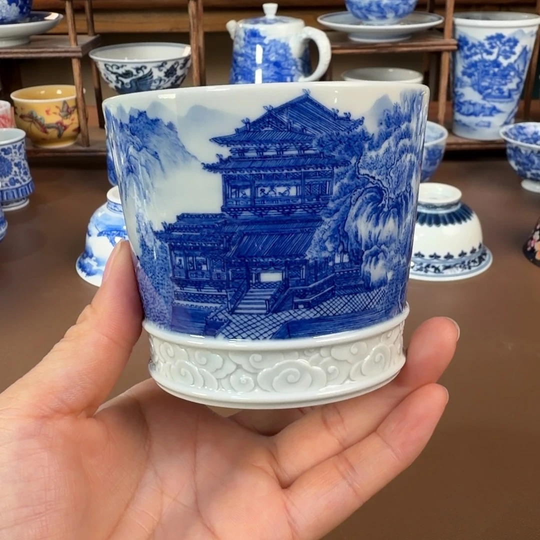 杯景德镇陶瓷手工手绘