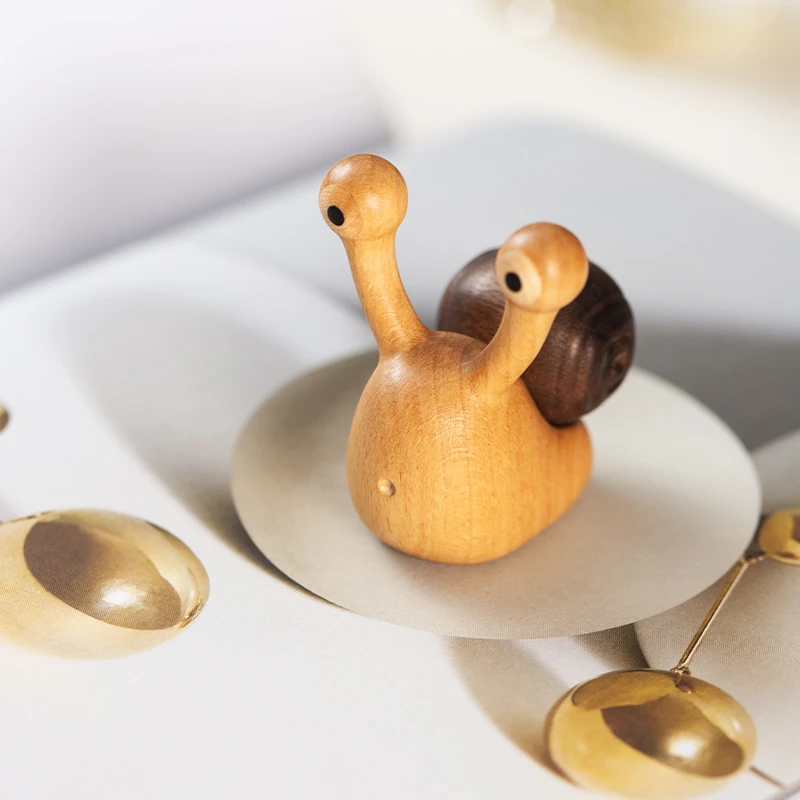 小蜗牛眼部按摩器 创意桌面摆件 乖巧冰箱贴