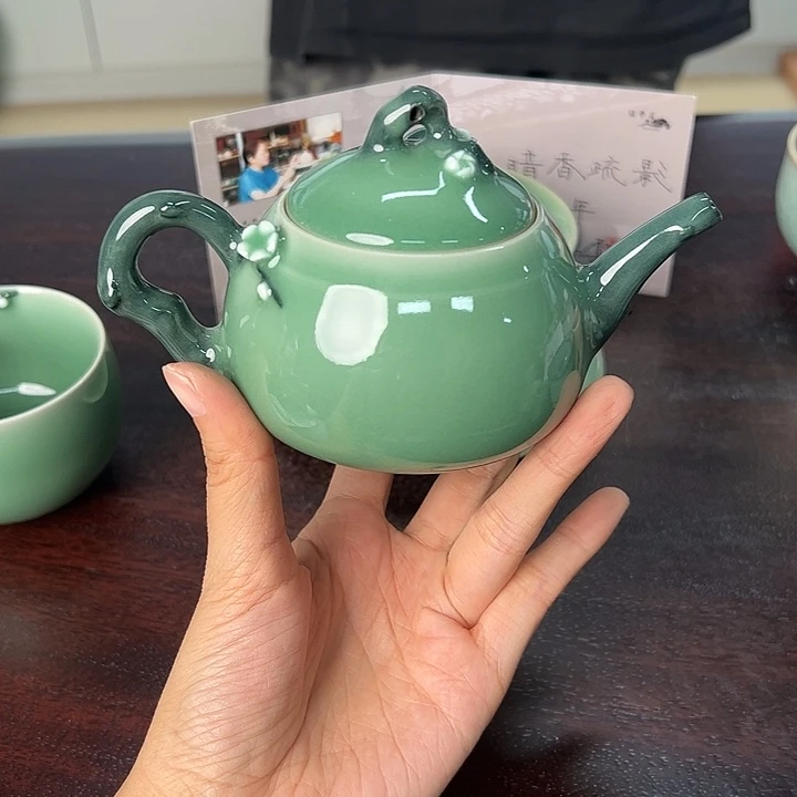 用***2龙泉云间青瓷小米茶器