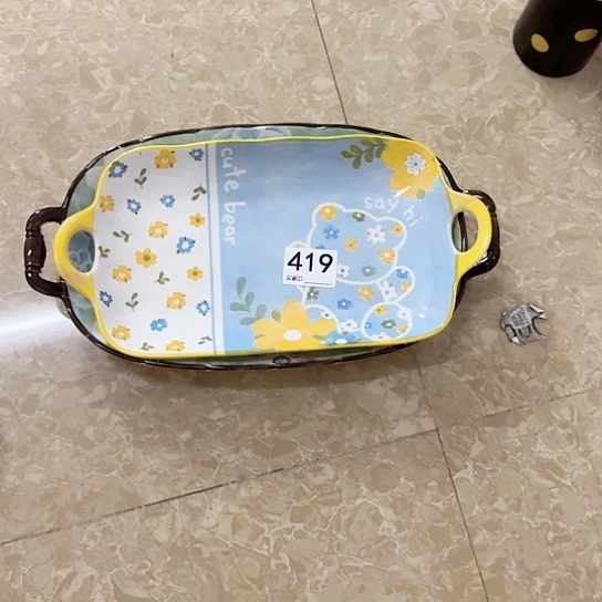 钛合金陶瓷碗419两个鱼盘