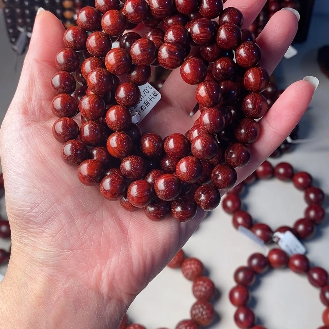 小叶紫檀手串/手链原汁原味小叶紫檀1.0/108高油密