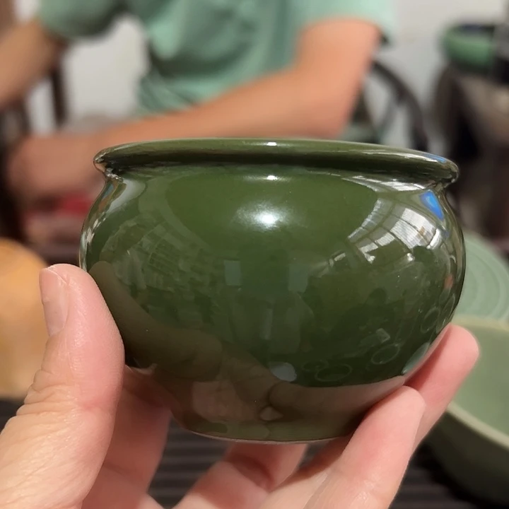 龙泉云间青瓷小米茶器