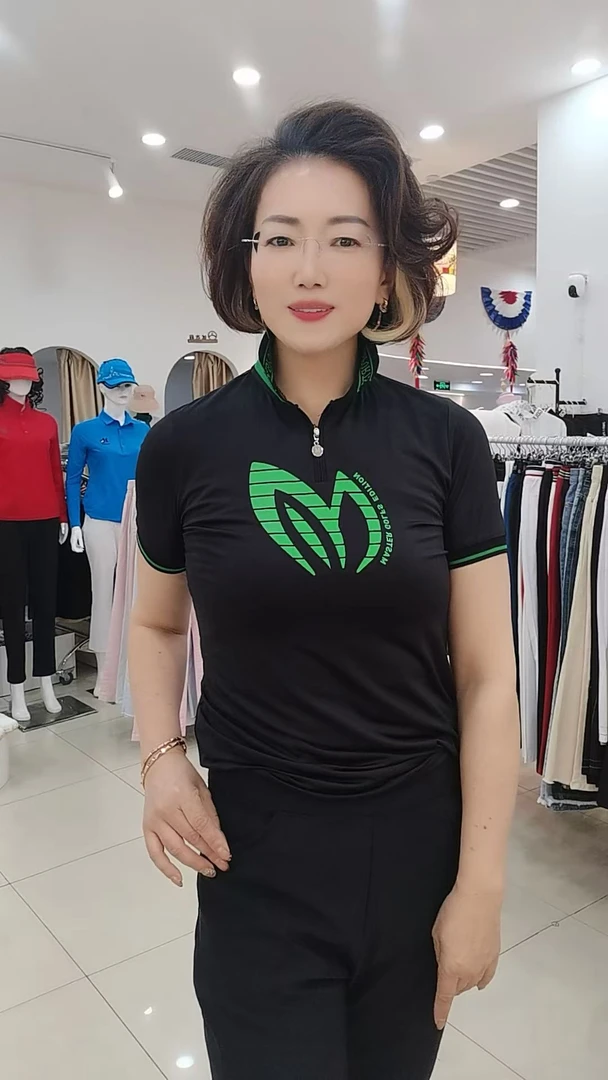 女装高尔夫短袖T恤夏季