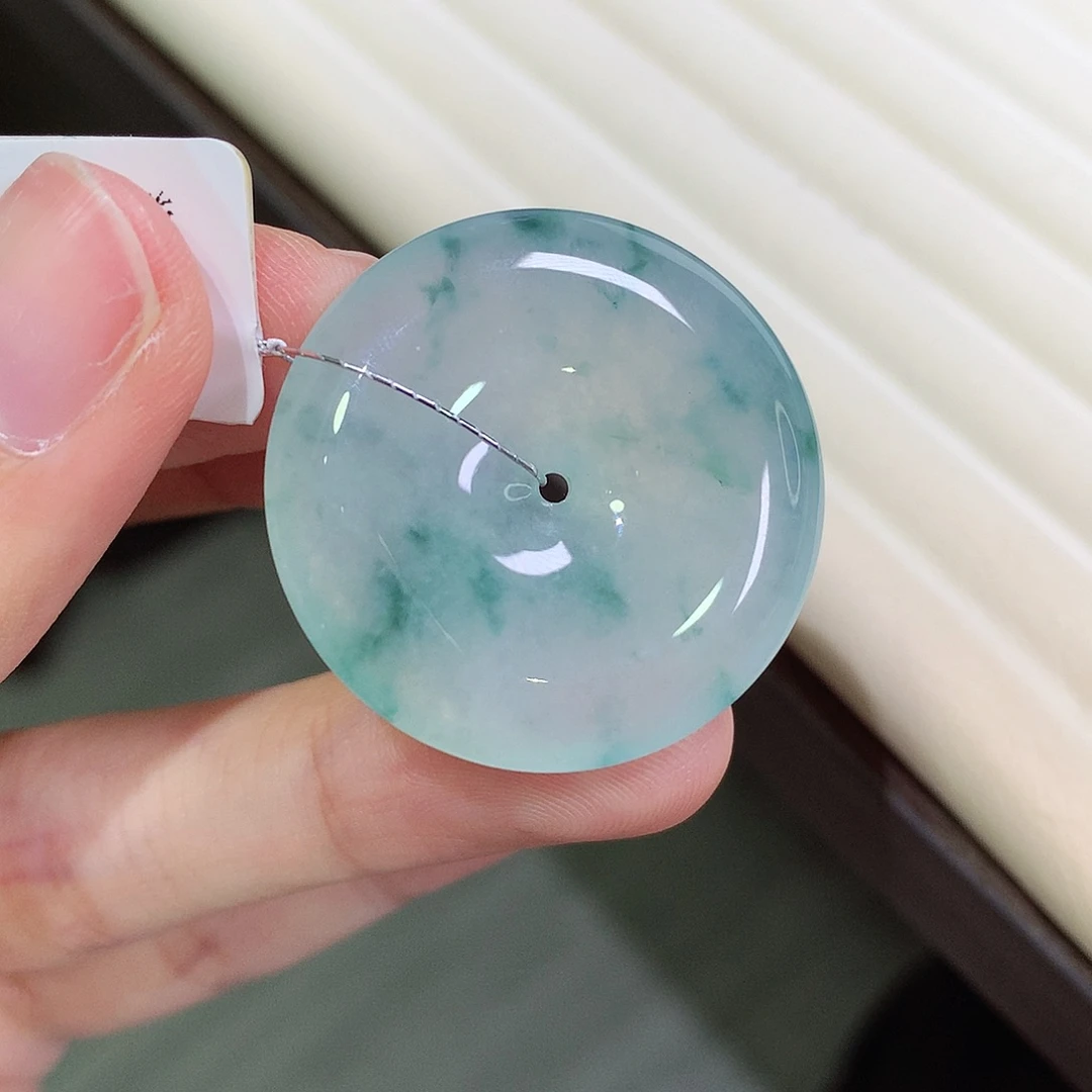 翡翠未镶嵌颈饰30-5.7