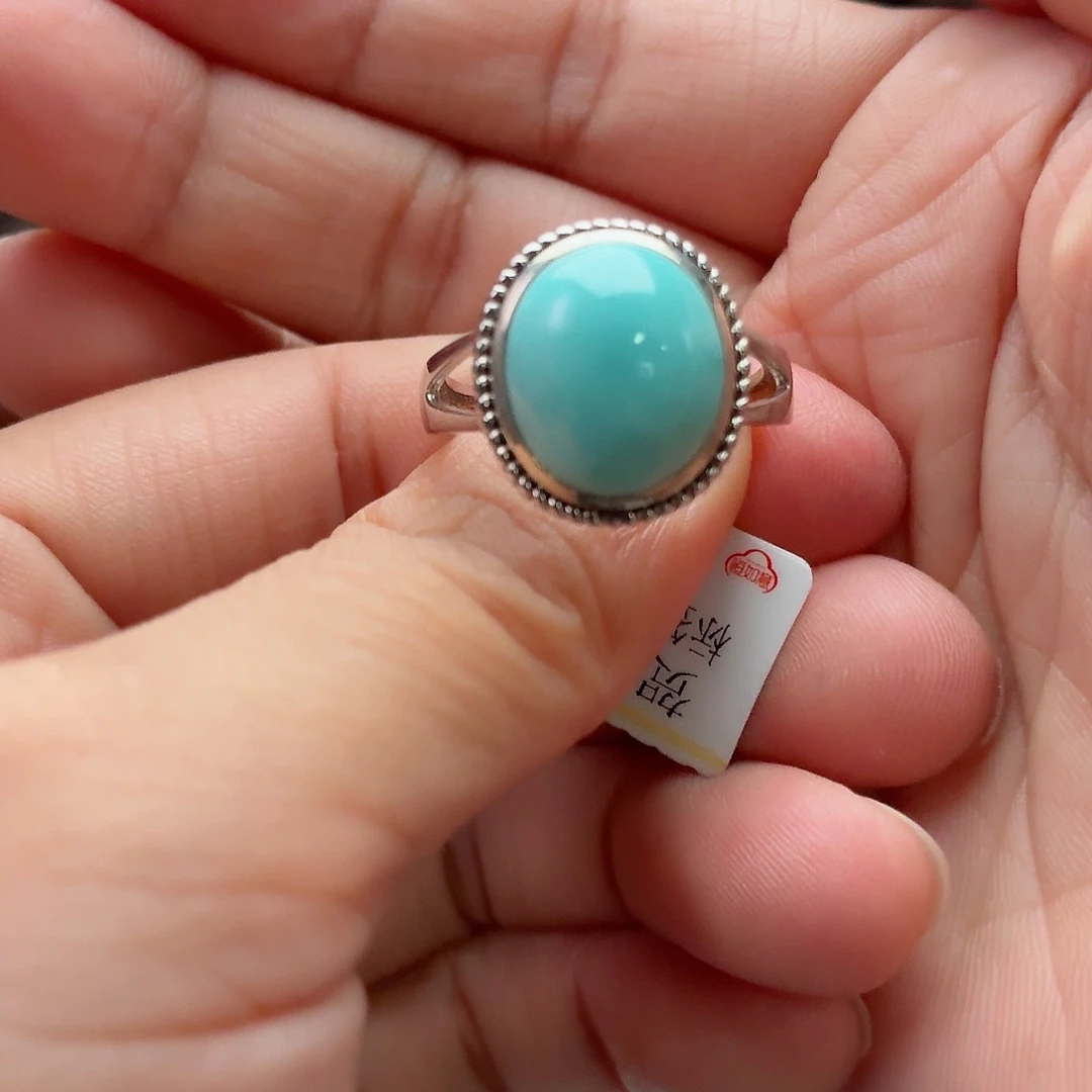 银S925镶嵌绿松石珠宝奇石