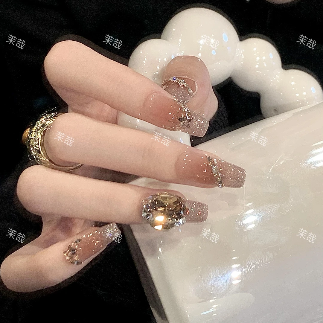 茉哉安娜高定【施家华子/反转巴黎】纯手工定制拆卸穿戴甲A2434