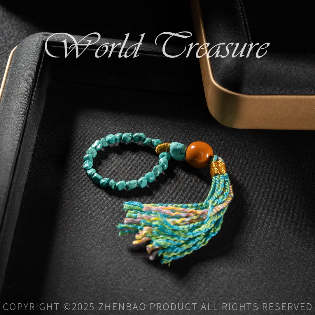 【世间臻宝】收藏级·S925绿松石随形捻珠/JS564/3m+/多样性发/10