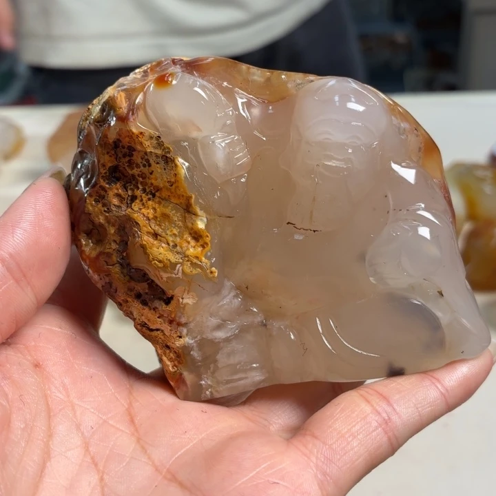 玛瑙/玉髓未镶嵌吊坠(不含链)