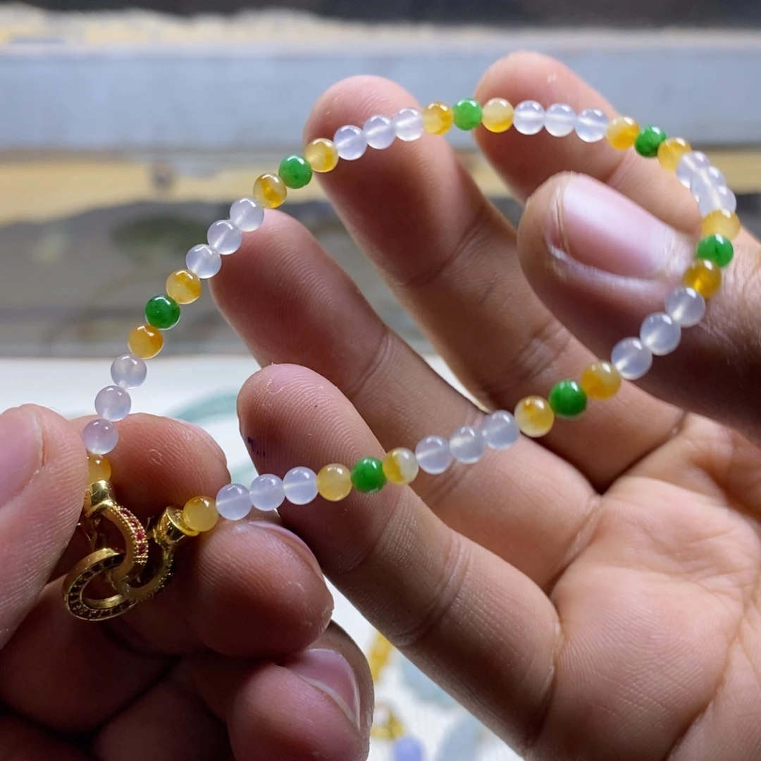 定制翡翠未镶嵌缅甸翡翠a货卡3.8