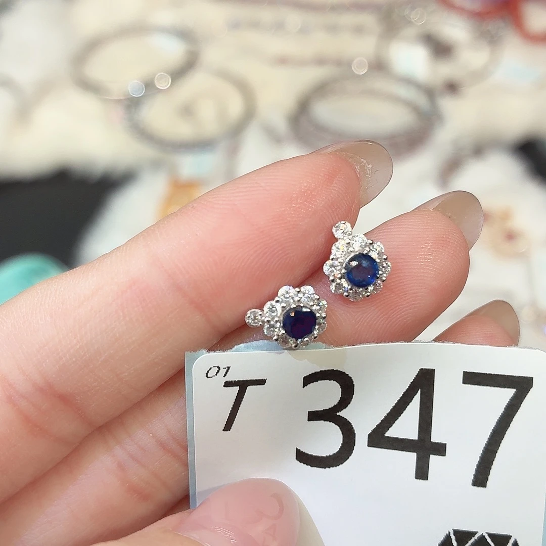 银S925镶嵌蓝宝石珠宝奇石