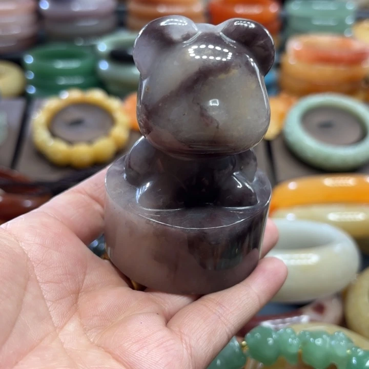 用***8石英质玉未镶嵌手镯