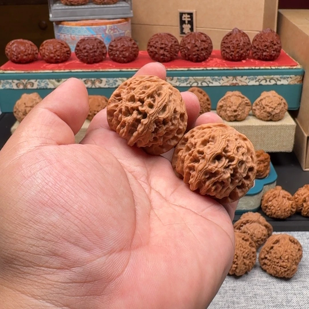 文玩核桃把件苹果100129