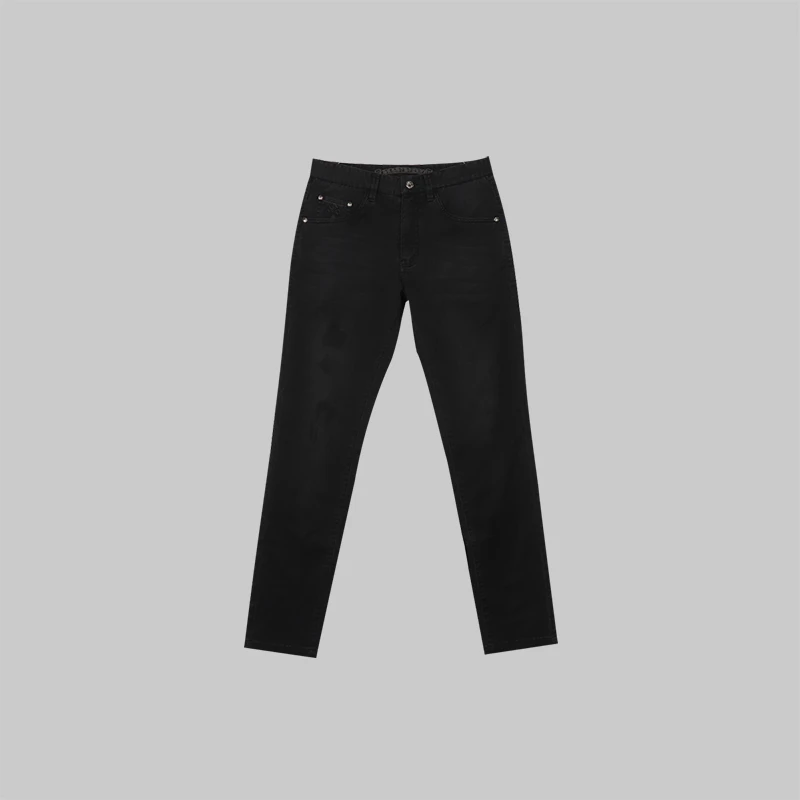 小克牛仔裤黑色软牛仔