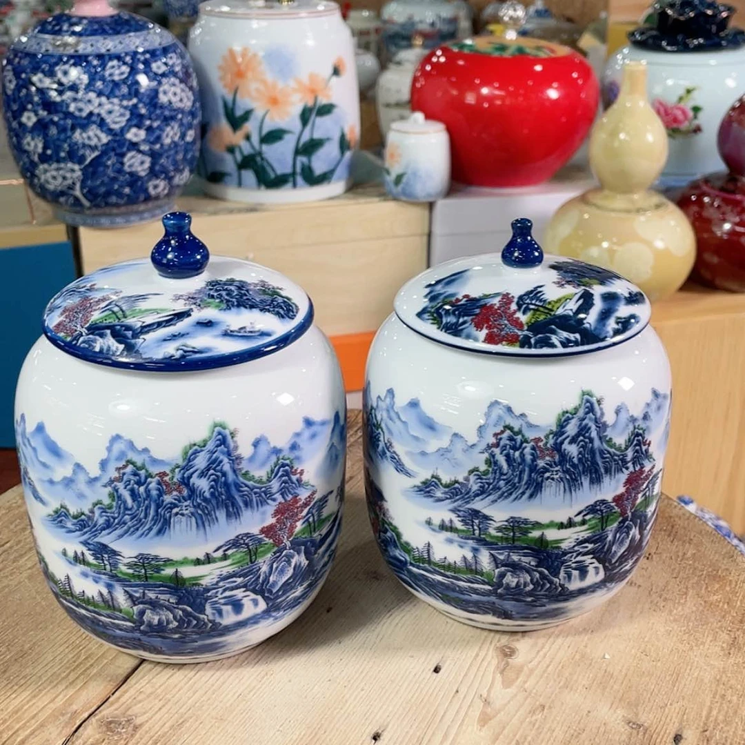 【闪购商品】罐陶瓷茶叶罐密封罐