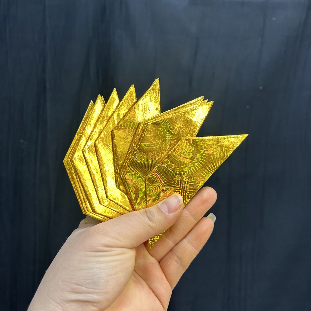 镭射金银元宝12✖️15免折叠节日用品