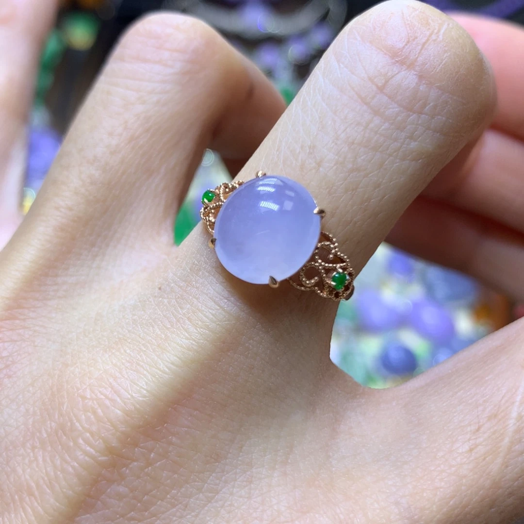 【闪购商品】翡翠颈饰18K金镶嵌翡翠