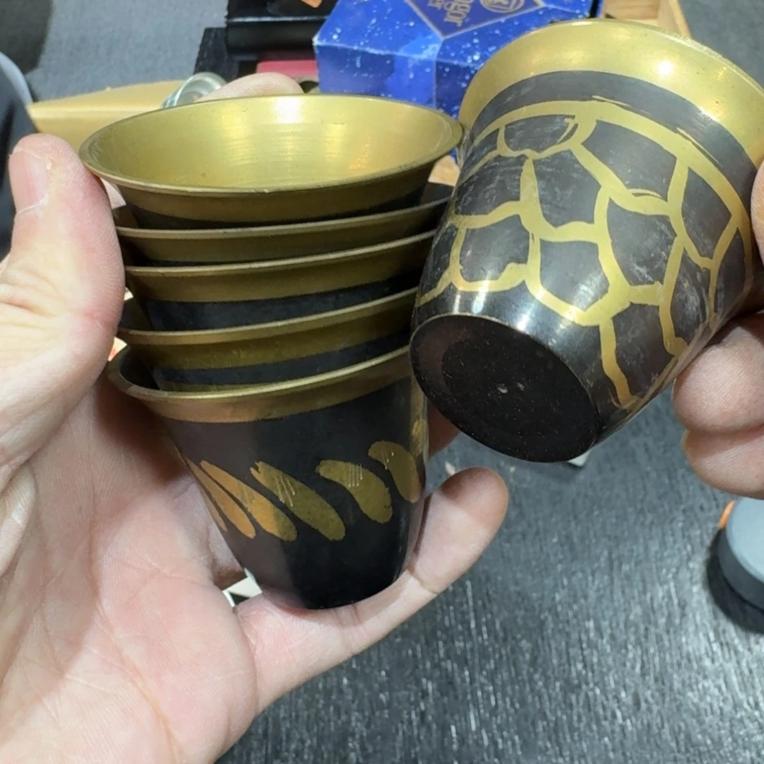 铜日本中古工艺品摆件